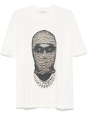 Tricou IH NOM UH NIT, Leopard Mask, White
