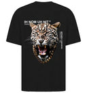 Tricou IH NOM UH NIT,  Leopard Print, Small Logo, Black