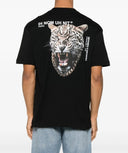 Tricou IH NOM UH NIT,  Leopard Print, Small Logo, Black