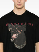 Tricou IH NOM UH NIT, Dobermann Print, Black