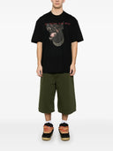 Tricou IH NOM UH NIT, Dobermann Print, Black