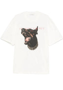 Tricou IH NOM UH NIT, Dobermann Print, White