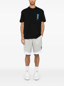 Tricou IH NOM UH NIT, Small Front Blue Mask Print, Black