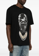 Tricou IH NOM UH NIT, Mask Crosses Print, All Black