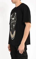 Tricou IH NOM UH NIT, Mask Crosses Print, All Black