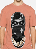 Tricou IH NOM UH NIT, Mask Crosses Print