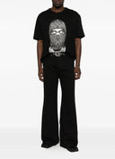 Tricou IH NOM UH NIT, Paisley Mask Graphic in Front, Regular Fit, Negru