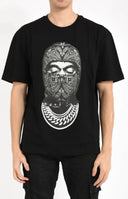 Tricou IH NOM UH NIT, Paisley Mask Graphic in Front, Regular Fit, Negru