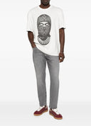 TRICOU IH NOM UH NIT, Paisley Mask Graphic in front, Alb