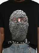 Tricou IH NOM UH NIT,  Grey Mask Diamonds, Black