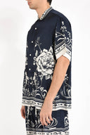 Camasa IH NOM UH NIT, Flower Print, Blue