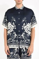 Camasa IH NOM UH NIT, Flower Print, Blue