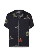 Camasa IH NOM UH NIT, Pajama Shirt Dice Dolls, Negru