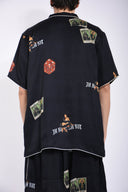 Camasa IH NOM UH NIT, Pajama Shirt Dice Dolls, Negru