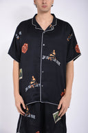 Camasa IH NOM UH NIT, Pajama Shirt Dice Dolls, Negru