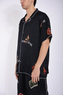 Camasa IH NOM UH NIT, Pajama Shirt Dice Dolls, Negru
