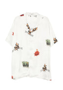 Camasa IH NOM UH NIT, Pajama Shirt Dice Dolls, Alb