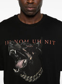 Tricou IH NOM UH NIT, Dog Print, Negru
