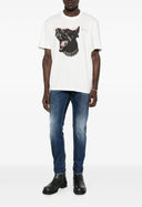 Tricou IH NOM UH NIT, Dog Print, Alb
