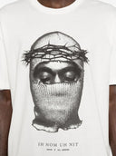 Tricou IH NOM UH NIT, Corona Mask T-shirt, Alb