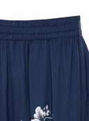 Pantaloni scurti IH NOM UH NIT bermuda blue flower print, Blue