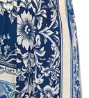 Pantaloni scurti IH NOM UH NIT, Baroque Print Shorts, Blue