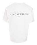 TRICOU IH NOM UH NIT, Orange Mask On print, Regular Fit, Alb