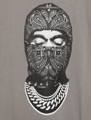 Tricou IH NOM UH NIT, Grey graphic-print T-shirt