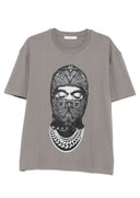 Tricou IH NOM UH NIT, Grey graphic-print T-shirt