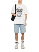 Tricou IH NOM UH NIT, Mask Print,White