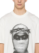Tricou IH NOM UH NIT, Mask Print,White