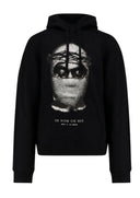 HANORAC IH NOM UH NIT, Corona Mask print on the front, Negru
