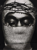 HANORAC IH NOM UH NIT, Corona Mask print on the front, Negru