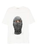Tricou Ih Nom Uh Nit,White mask-print T-shirt