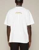 Tricou DOMREBEL, NY BEAR, White