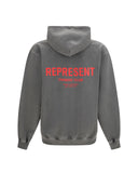 Hanorac Represent Owners Club oversize hoodie in jersey, Gri