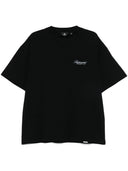 Tricou REPRESENT, Owners Club Script, Black, Oversized Fit