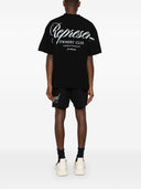 Tricou REPRESENT, Owners Club Script, Black, Oversized Fit