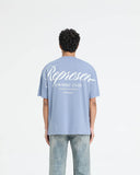 TRICOU REPRESENT, Owners Club Script, Dusty Blue, Regular Fit
