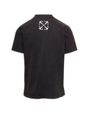 Tricou OFF WHITE, Print Bacchus, OMAA027F23JER0051084, Slim Fit