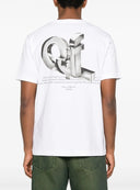 TRICOU OFF WHITE,Arrows-print T-shirt