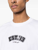 Tricou OFF WHITE, Print Multicolor, Alb, Slim Fit
