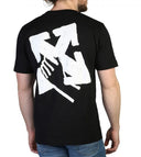 Tricou OFF WHITE, Black Arrows, Negru, Slim Fit