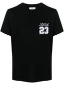 TRICOU OFF WHITE, 23 Logo, Black