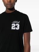 TRICOU OFF WHITE, 23 Logo, Black