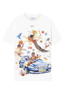 TRICOU OFF WHITE, Fresh Car T-shirt, Alb
