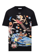 TRICOU OFF WHITE, Fresh Car T-shirt, Black
