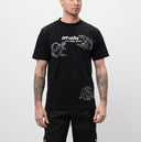 Tricou OFF WHITE, Crystals Insert, Black, Slim Fit