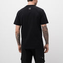Tricou OFF WHITE, Crystals Insert, Black, Slim Fit