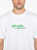 Tricou OFF WHITE, Barber 1, Picture Print, White, Slim Fit